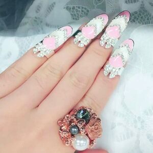 Adjustable Nail Art Ring